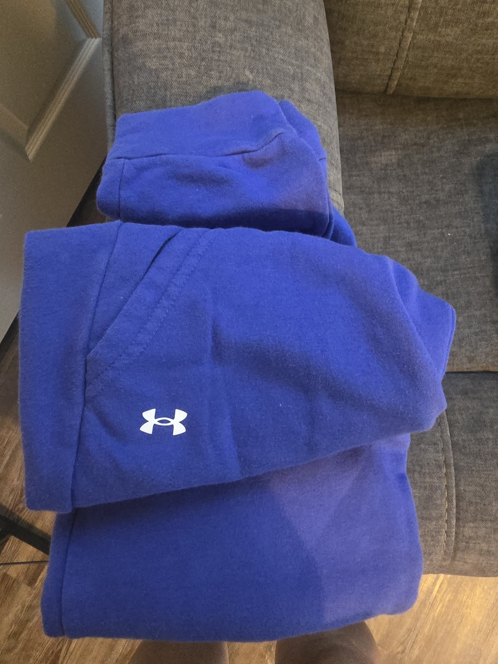 Under Armour Men’s Royal Blue Zip-Up Hoodie